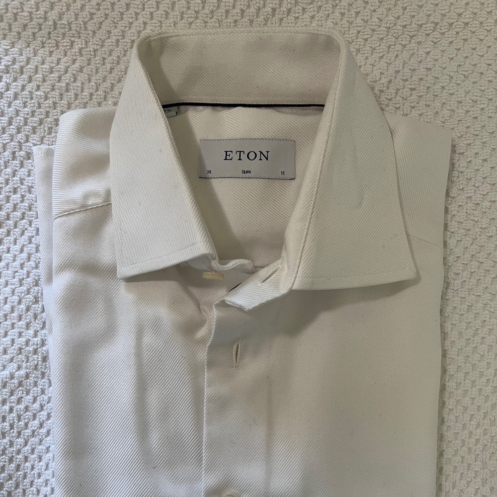 Eton Dress Shirt Slim Fit Size 15
